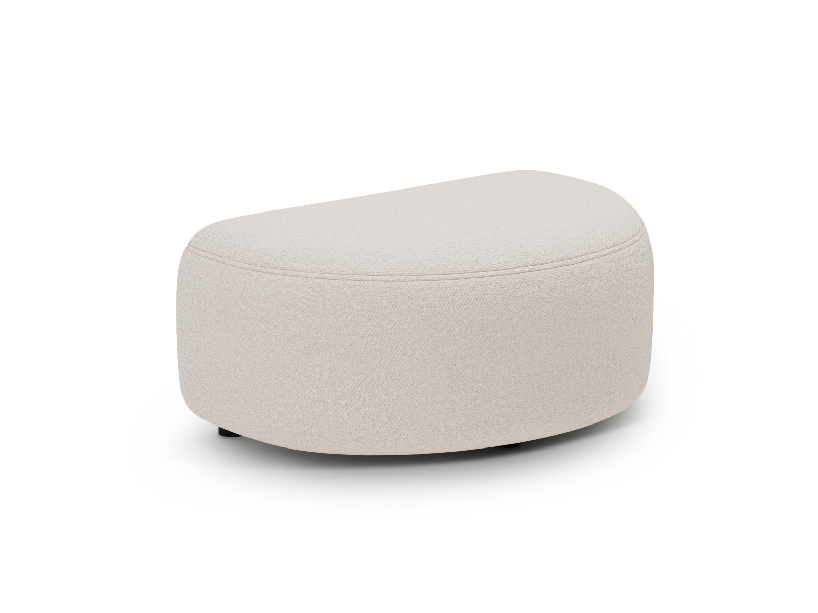 Boucle Pouf, "Kate", 1 Seat, 99x60x43