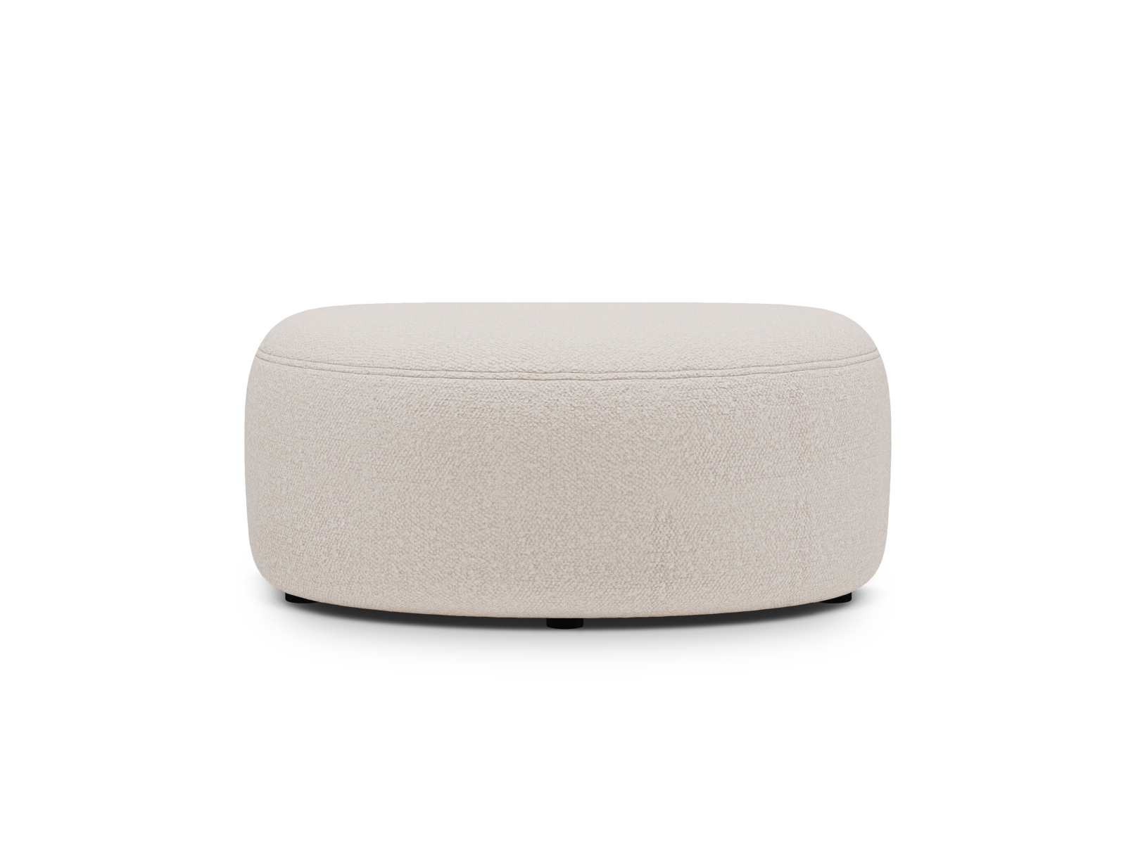 Boucle Pouf, "Kate", 1 Seat, 99x60x43
