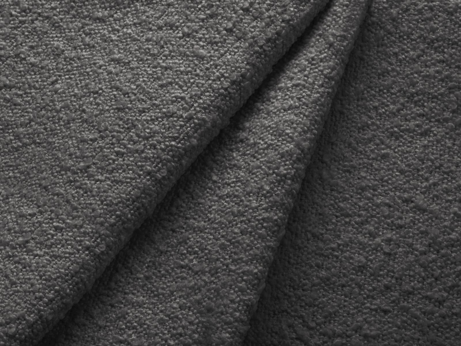 Boucle Pouf, "Kate", 1 Seat, 99x60x43