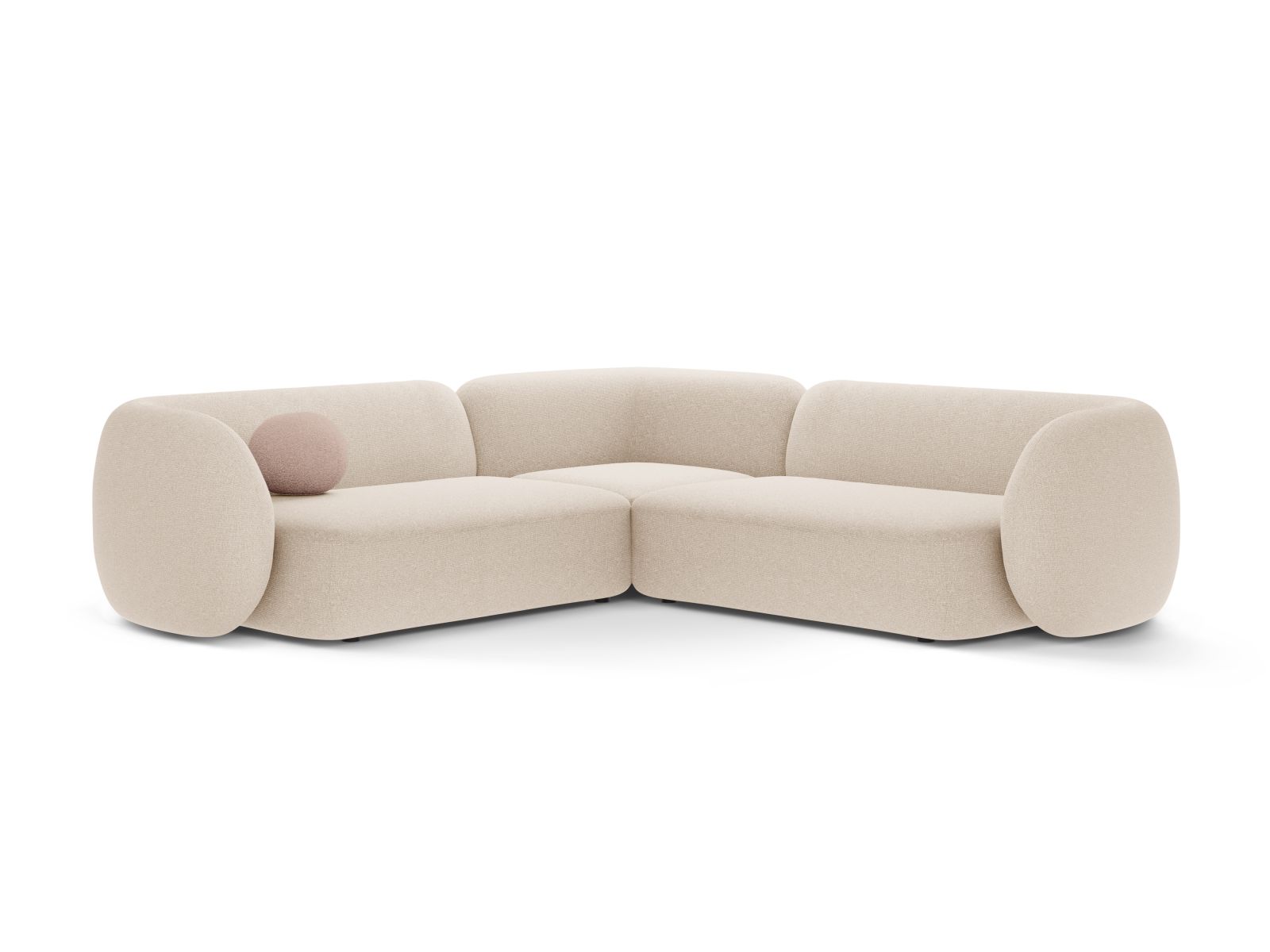 Modular Symmetrical Corner Sofa, "Kate", 5 Seats, 252x252x76
