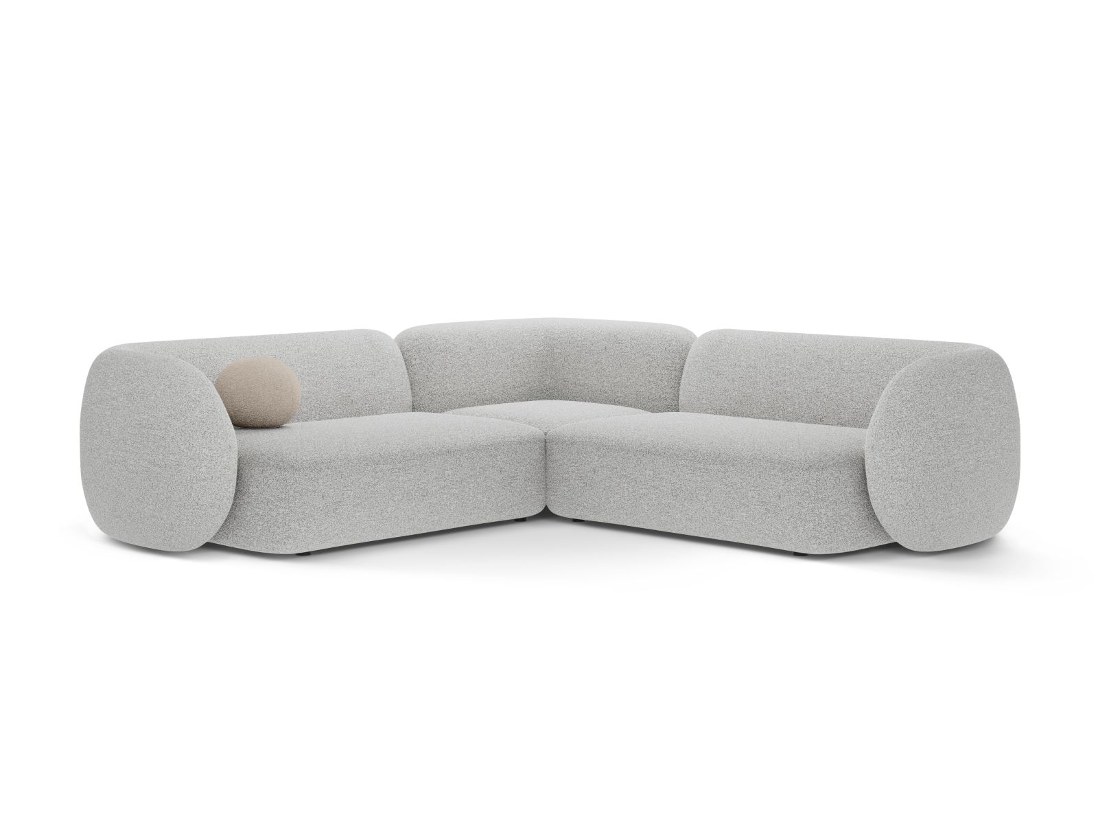 Modular Symmetrical Corner Sofa, "Kate", 5 Seats, 252x252x76