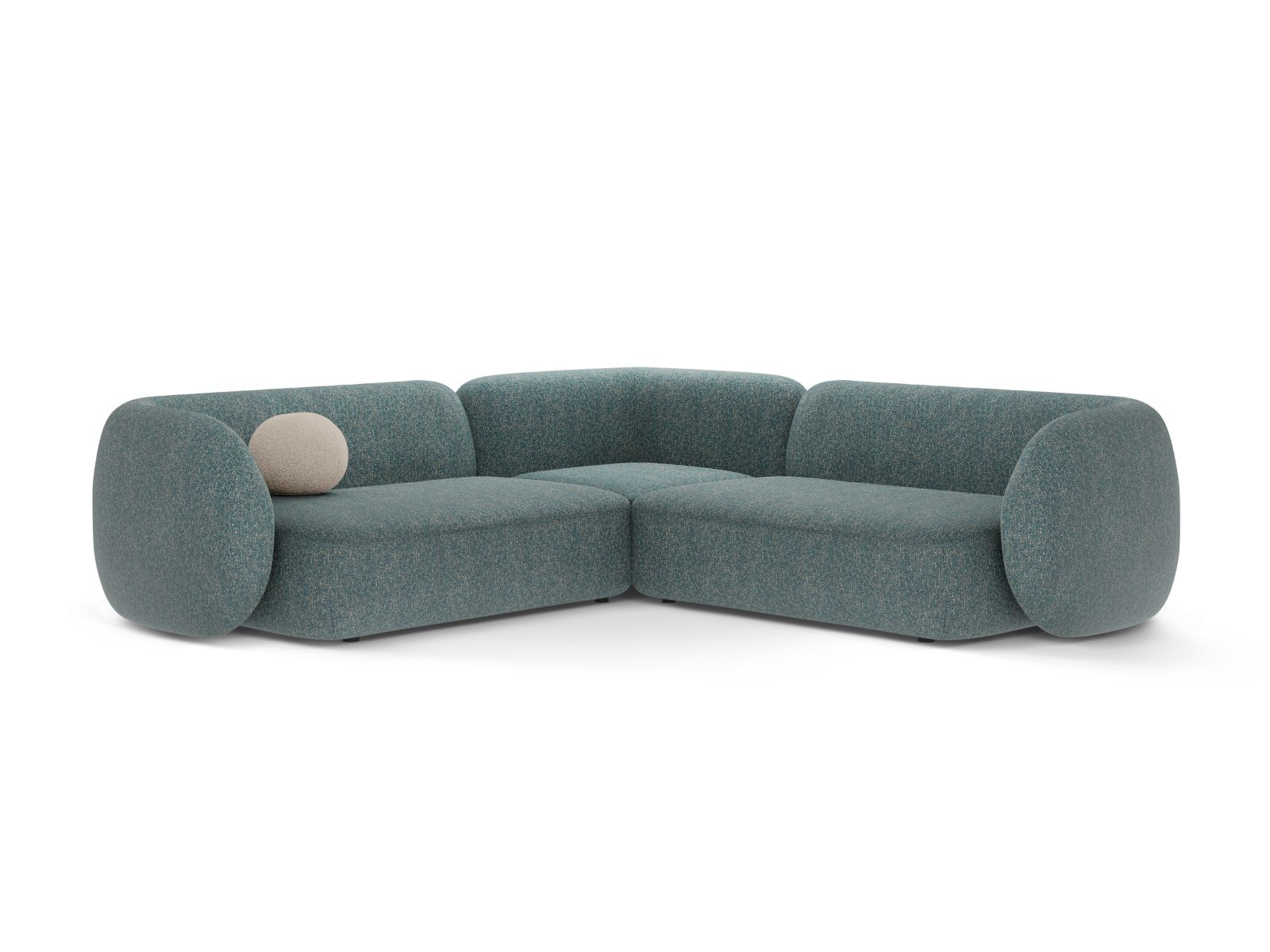 Modular Symmetrical Corner Sofa, "Kate", 5 Seats, 252x252x76