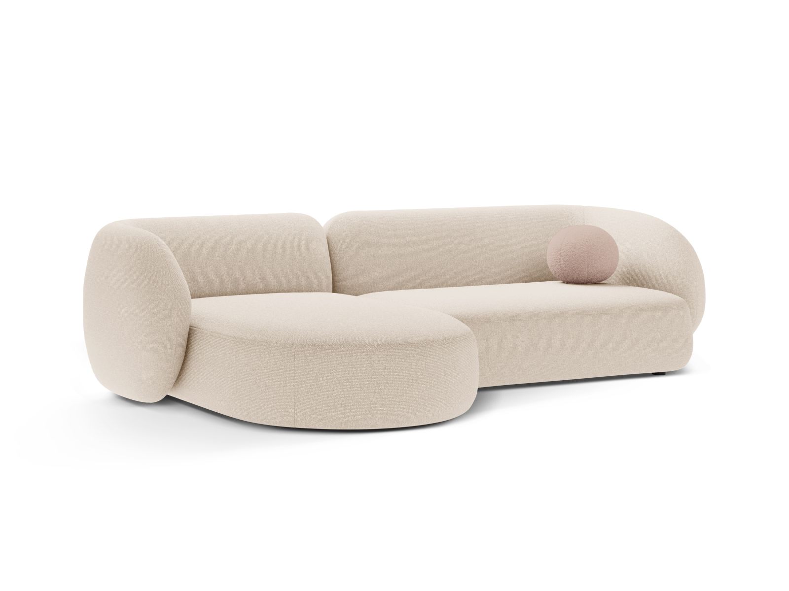 Modular Left Corner Sofa, "Kate", 3 Seats, 285x176x76