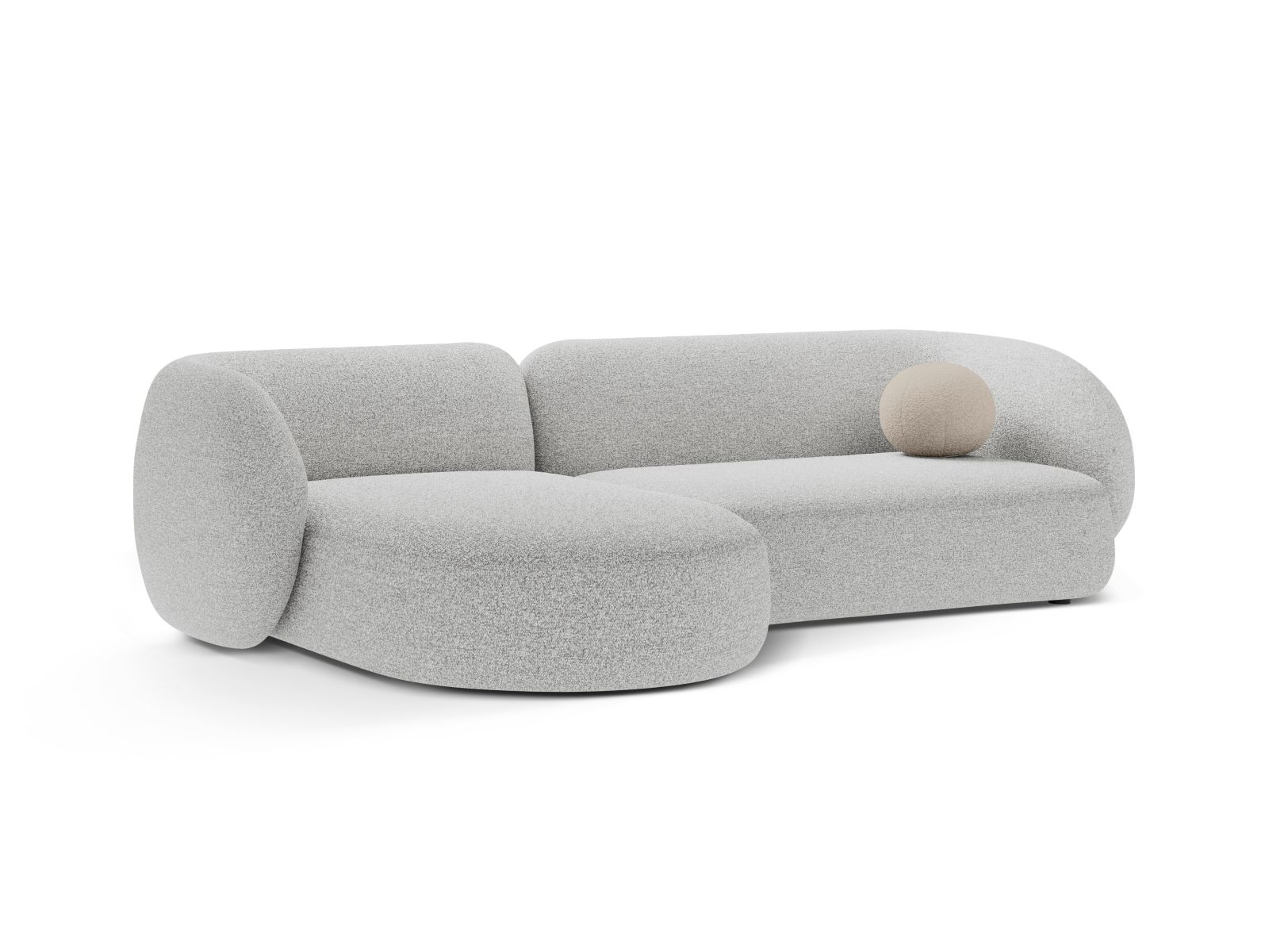 Modular Left Corner Sofa, "Kate", 3 Seats, 285x176x76