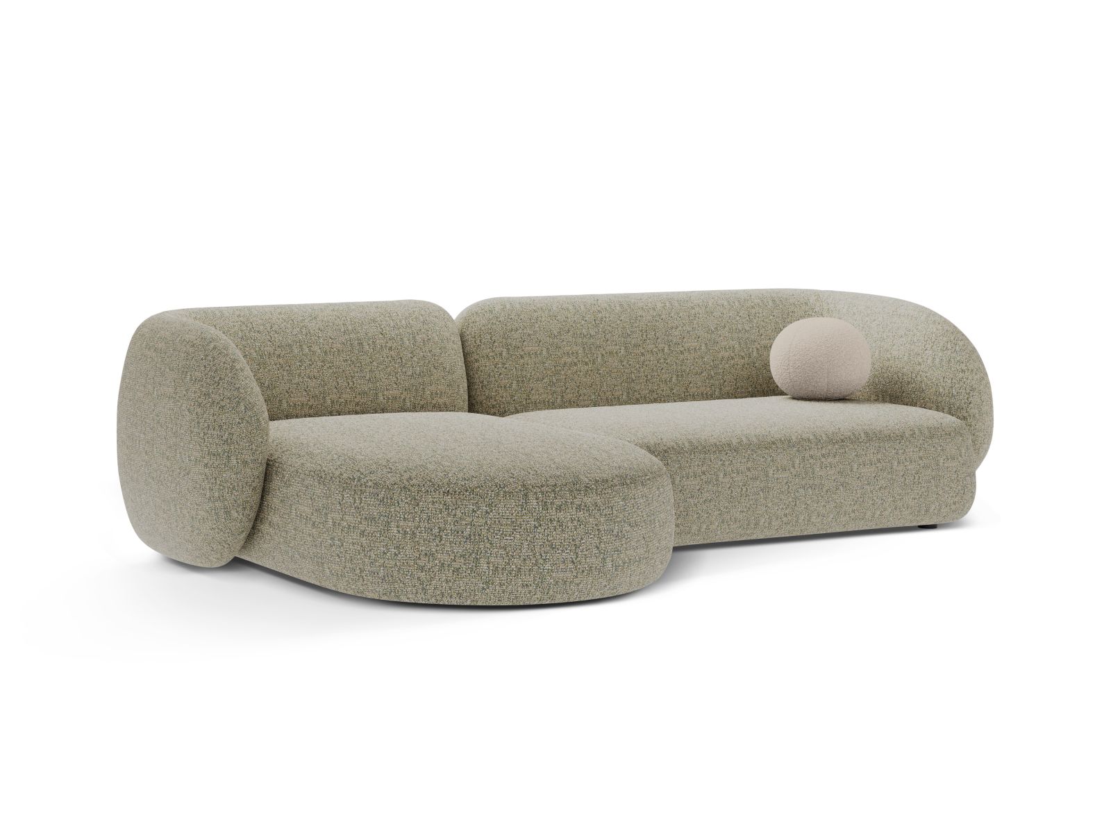 Modular Left Corner Sofa, "Kate", 3 Seats, 285x176x76