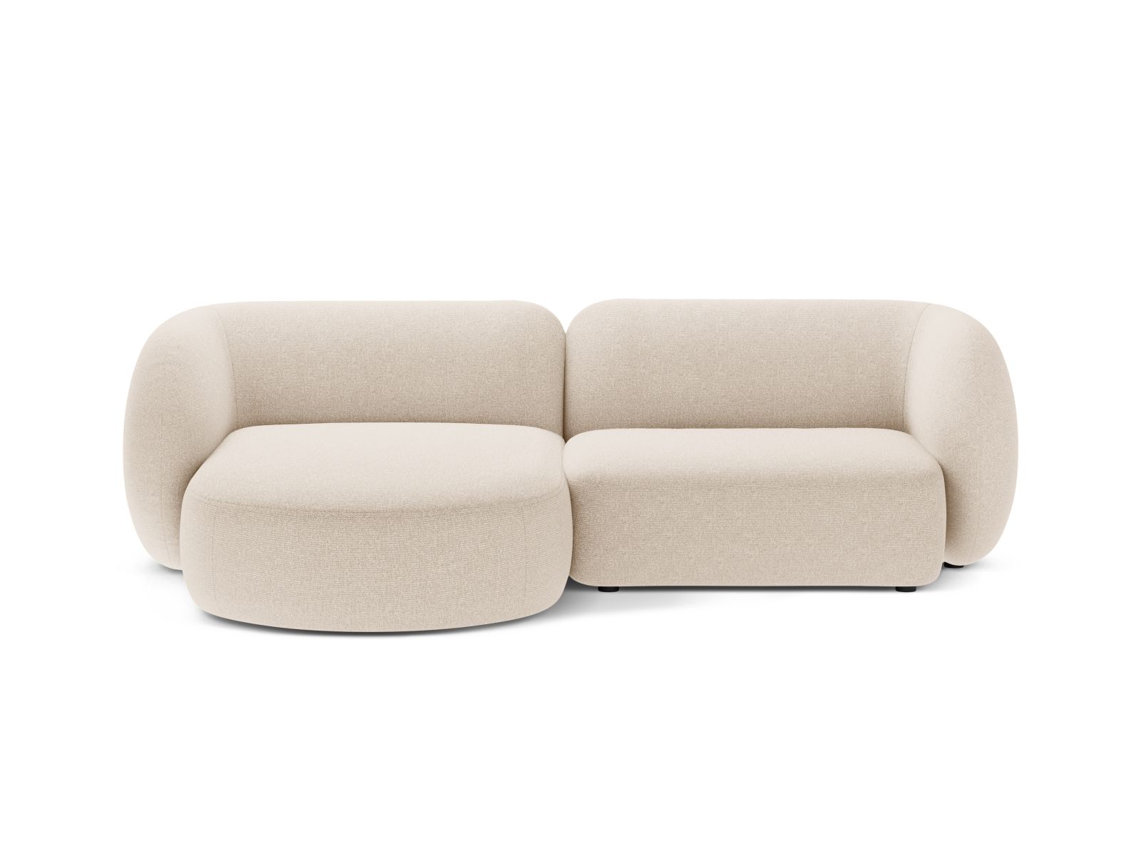 Modular Left Corner Sofa, "Kate", 2 Seats, 255x176x76