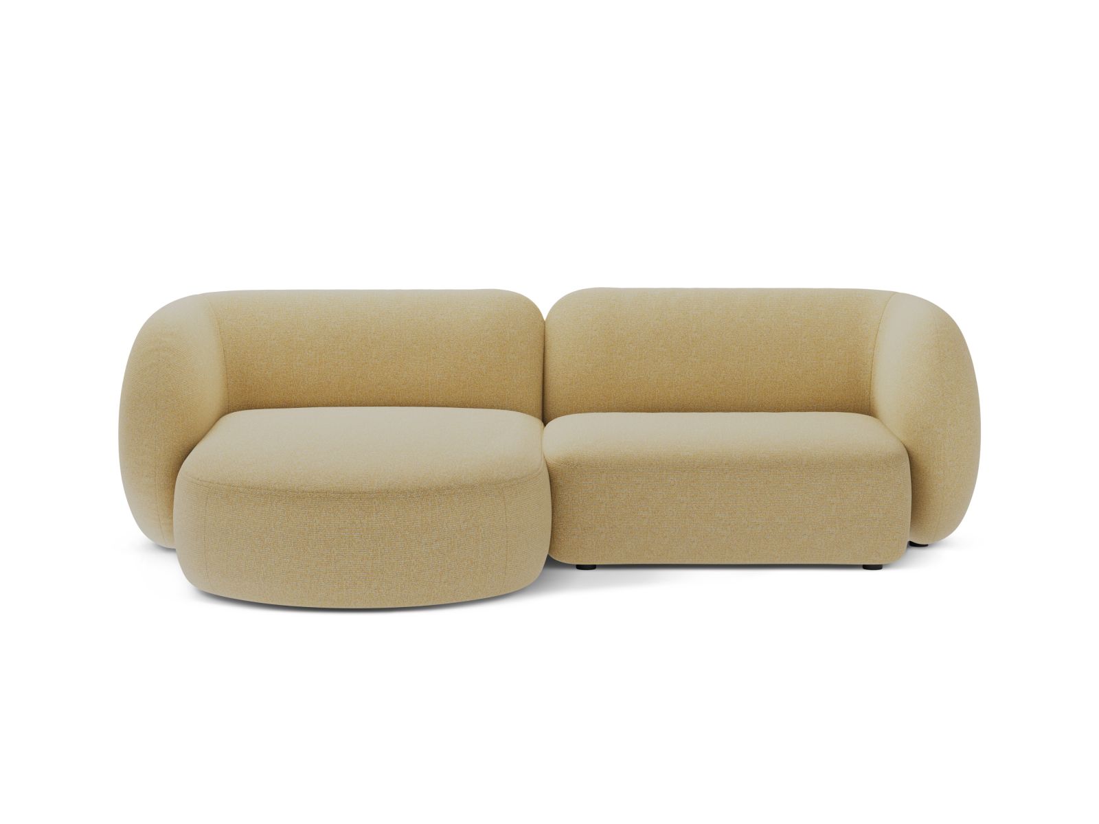 Modular Left Corner Sofa, "Kate", 2 Seats, 255x176x76