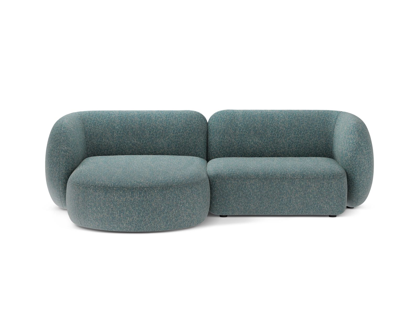 Modular Left Corner Sofa, "Kate", 2 Seats, 255x176x76