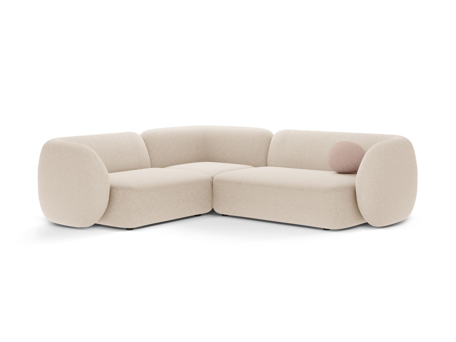 Modular Left Corner Sofa, "Kate", 4 Seats, 252x220x76