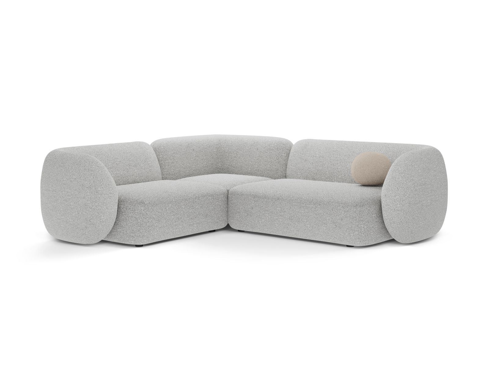 Modular Left Corner Sofa, "Kate", 4 Seats, 252x220x76