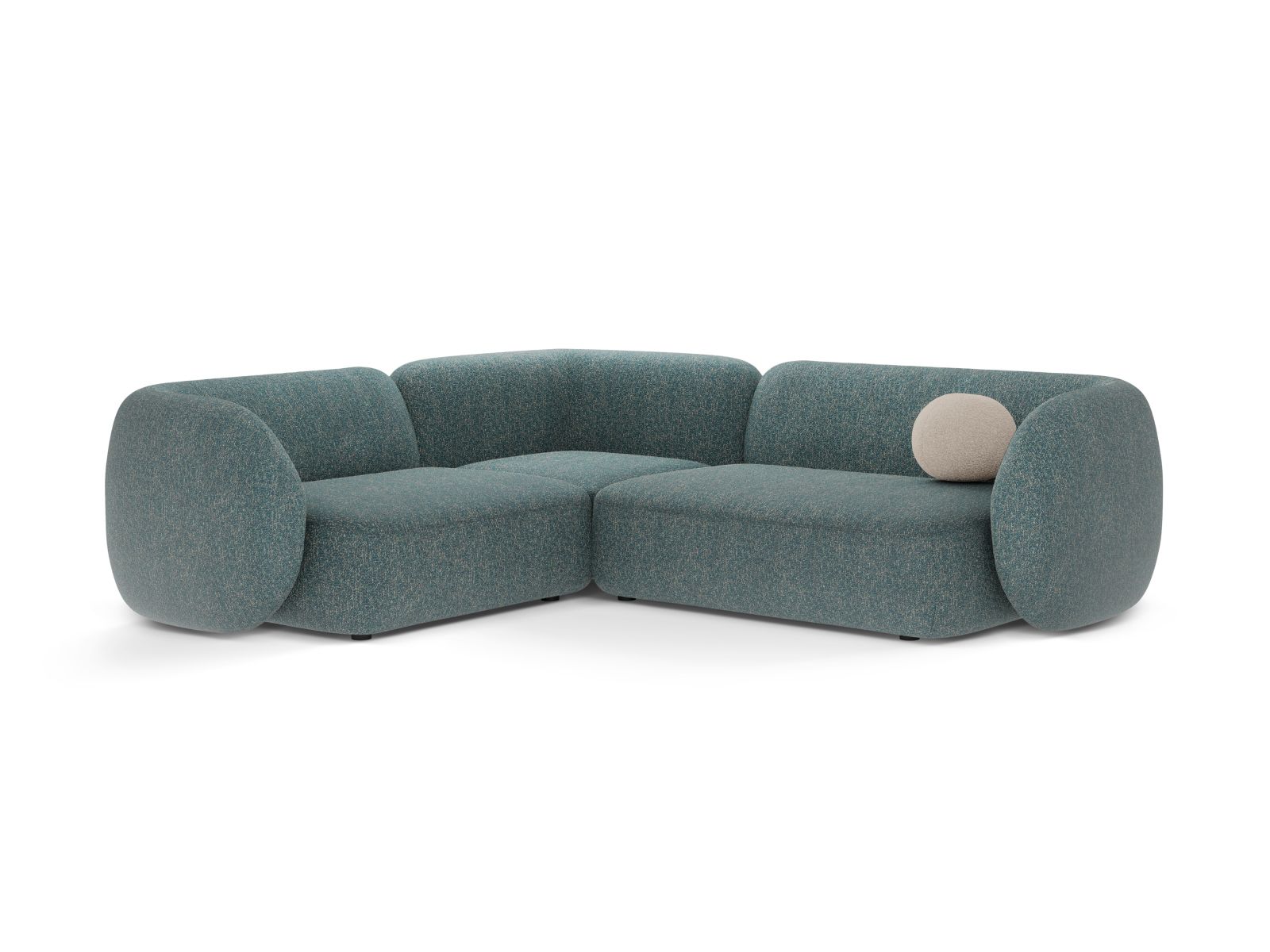 Modular Left Corner Sofa, "Kate", 4 Seats, 252x220x76