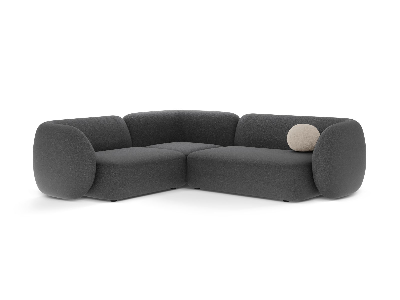 Modular Left Corner Sofa, "Kate", 4 Seats, 252x220x76