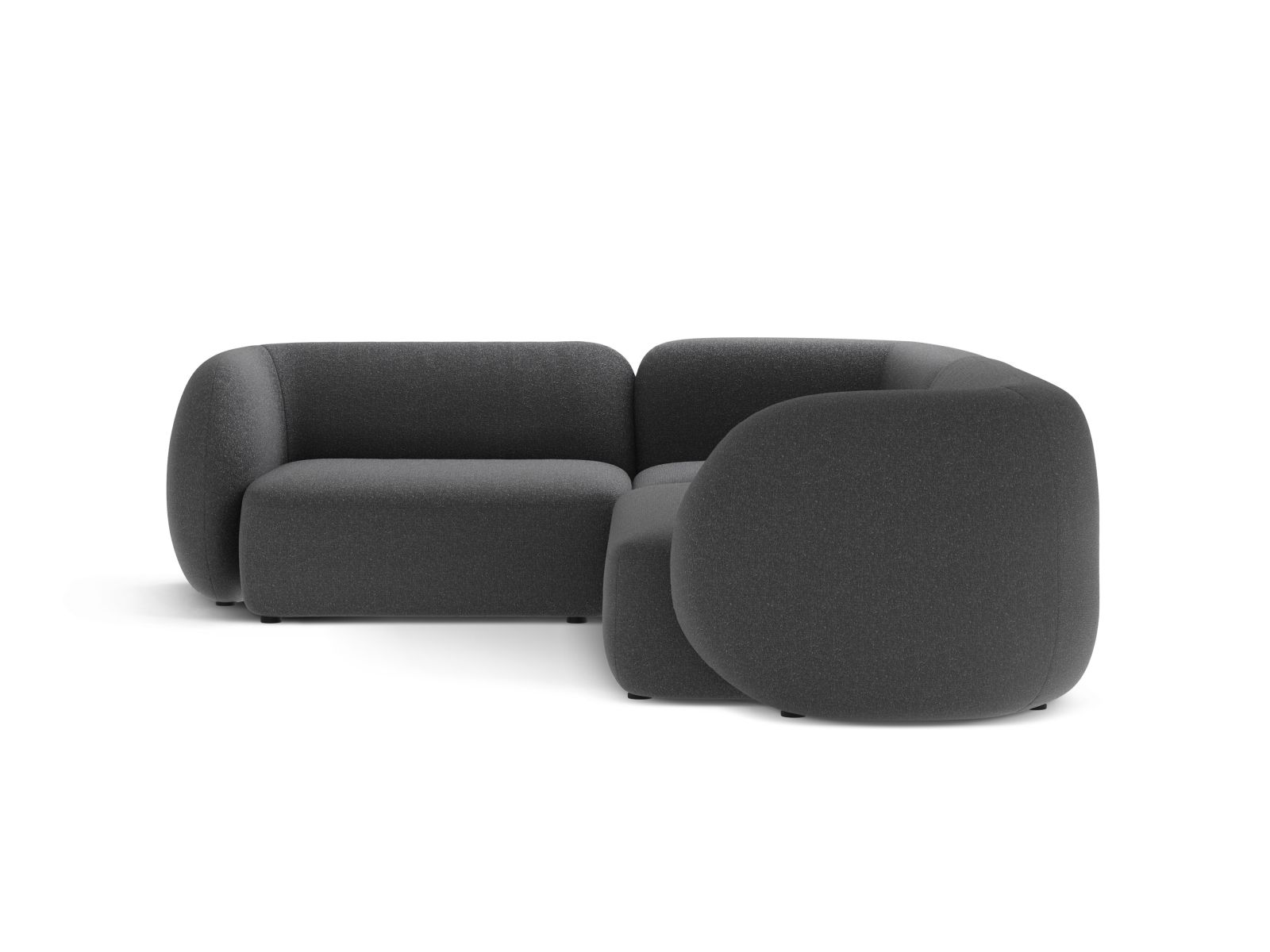 Modular Left Corner Sofa, "Kate", 4 Seats, 252x220x76