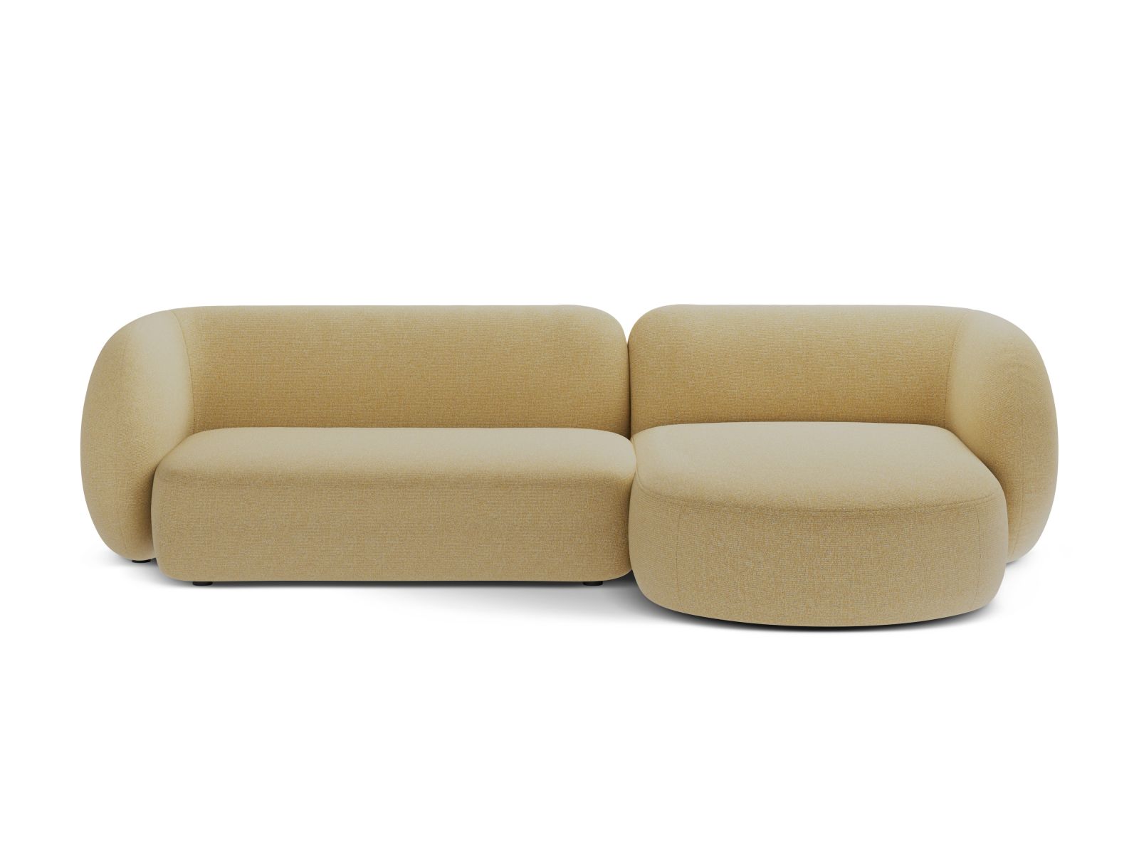 Modular Right Corner Sofa, "Kate", 3 Seats, 285x176x76