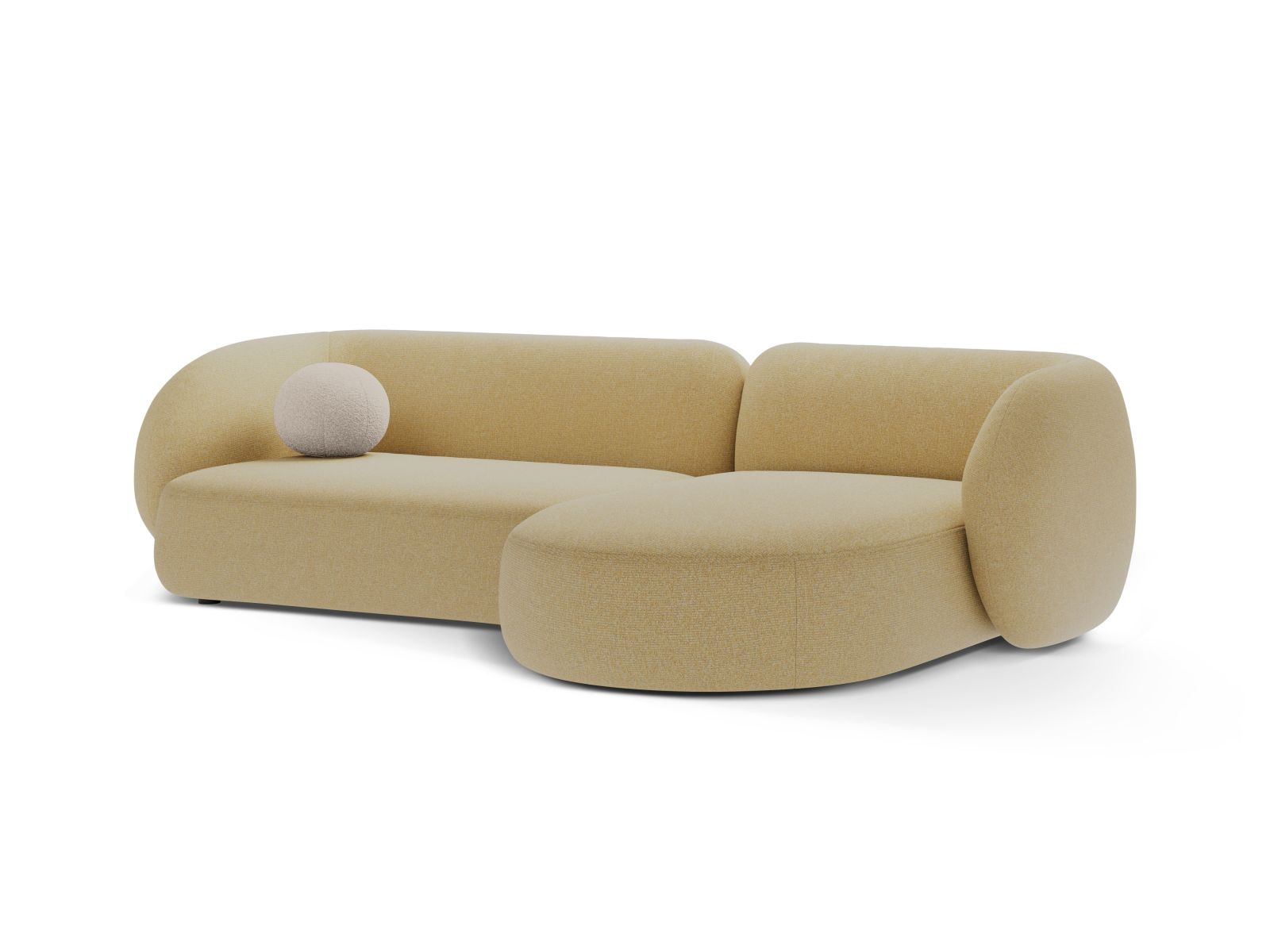 Modular Right Corner Sofa, "Kate", 3 Seats, 285x176x76