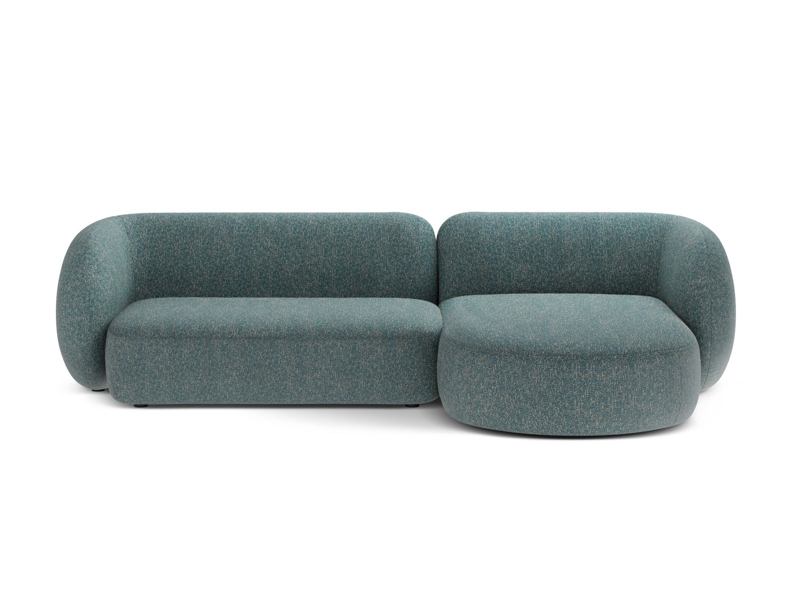 Modular Right Corner Sofa, "Kate", 3 Seats, 285x176x76