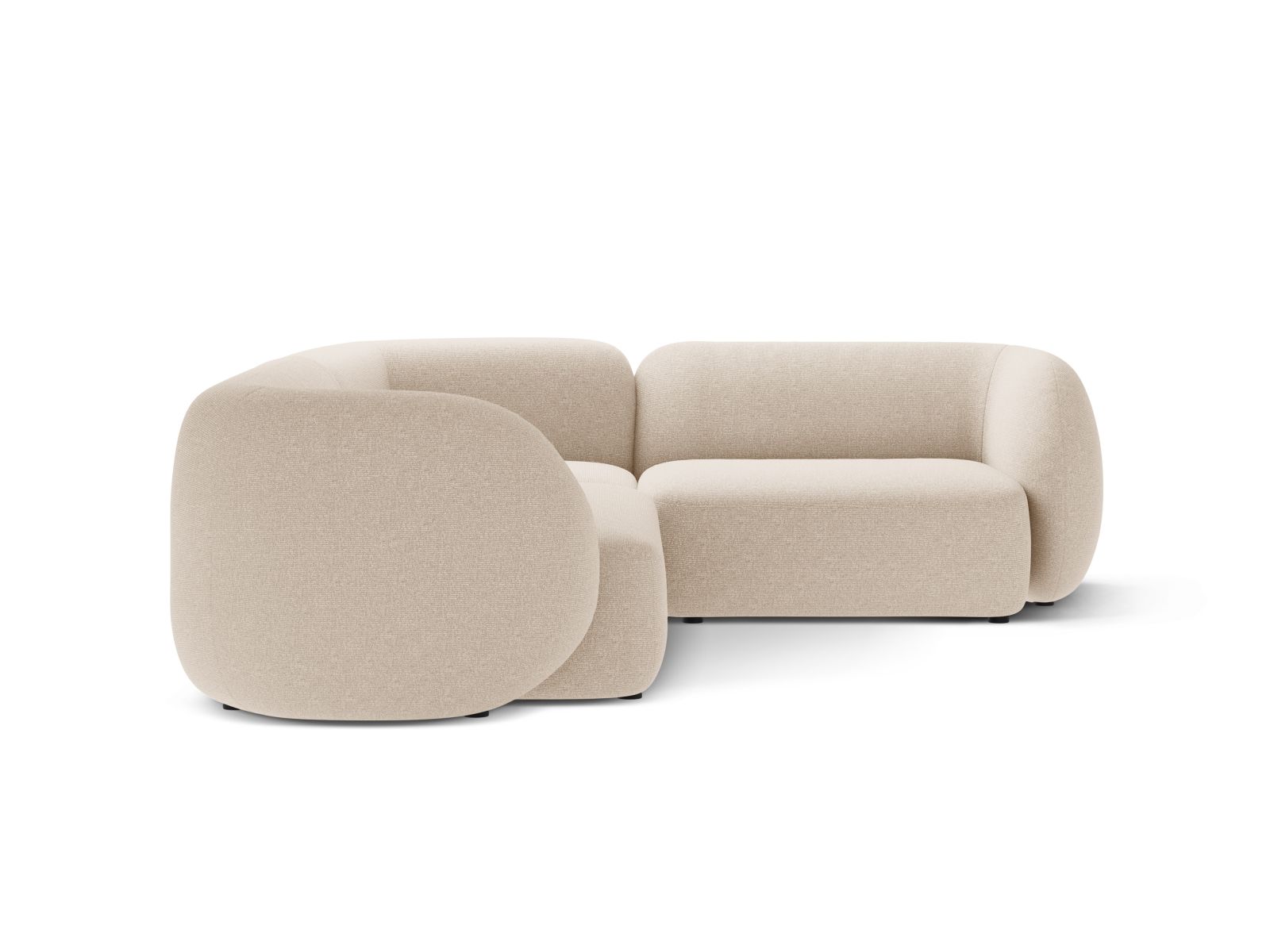 Modular Right Corner Sofa, "Kate", 4 Seats, 252x220x76