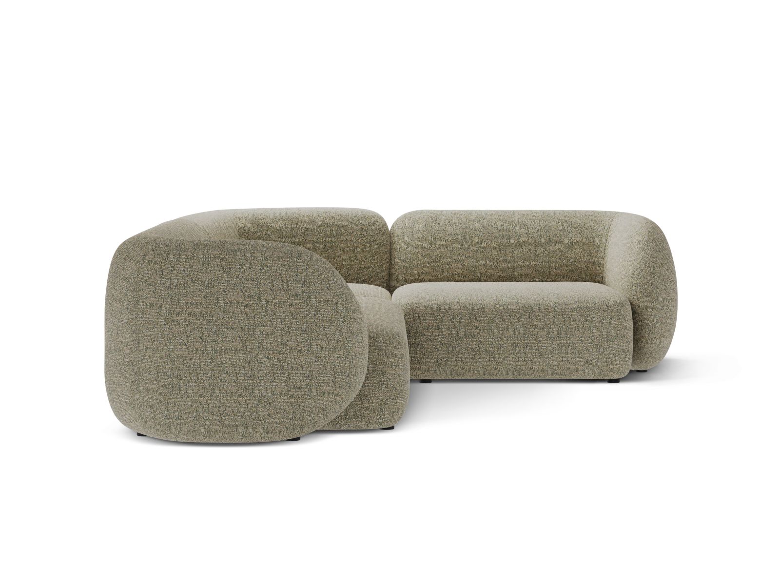 Modular Right Corner Sofa, "Kate", 4 Seats, 252x220x76