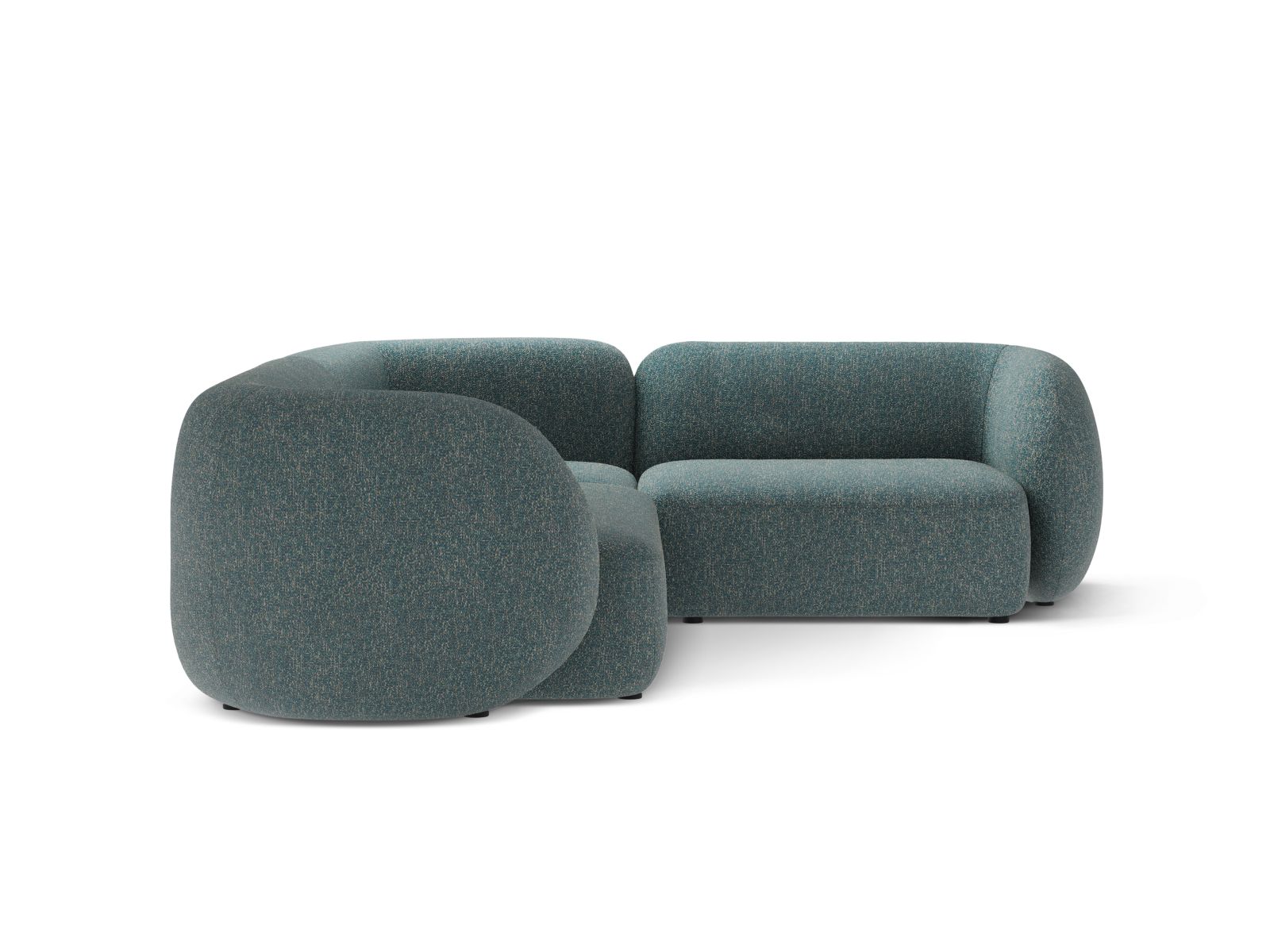 Modular Right Corner Sofa, "Kate", 4 Seats, 252x220x76
