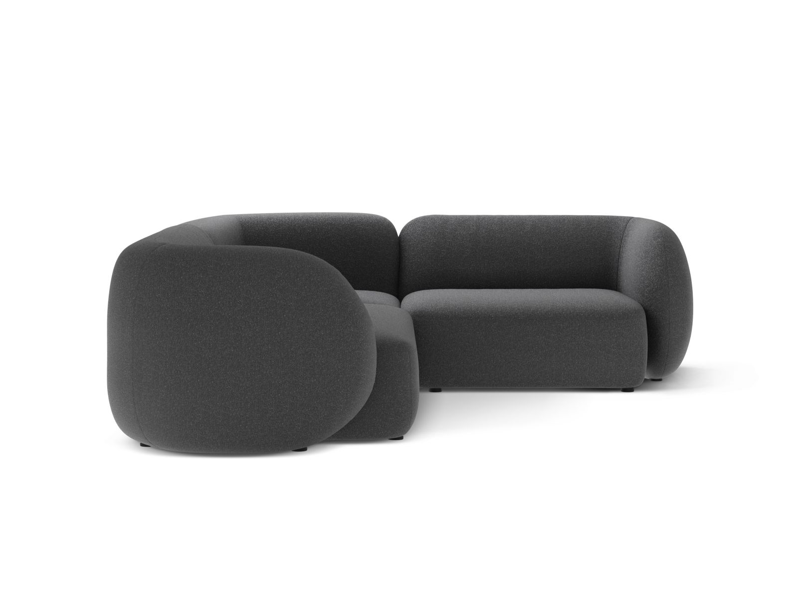Modular Right Corner Sofa, "Kate", 4 Seats, 252x220x76