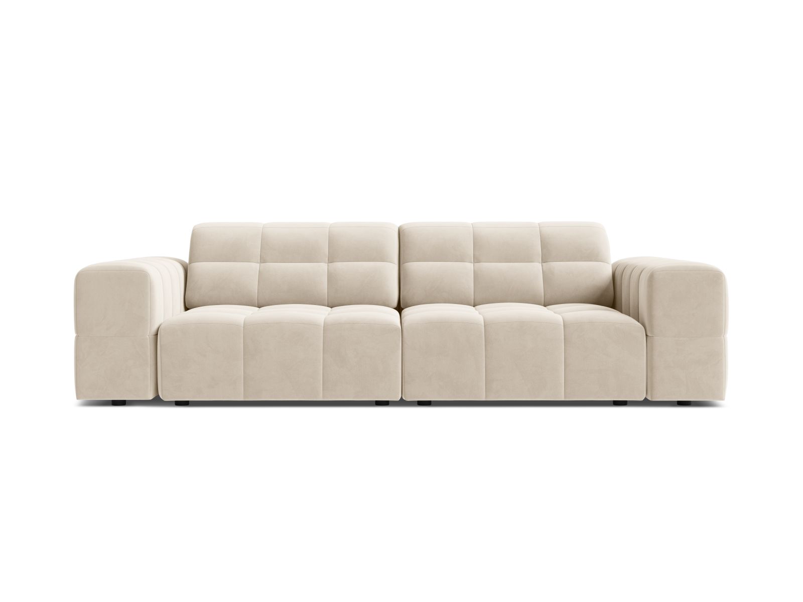 Velvet Sofa, "Jennifer", 3 Seats, 212x102x78