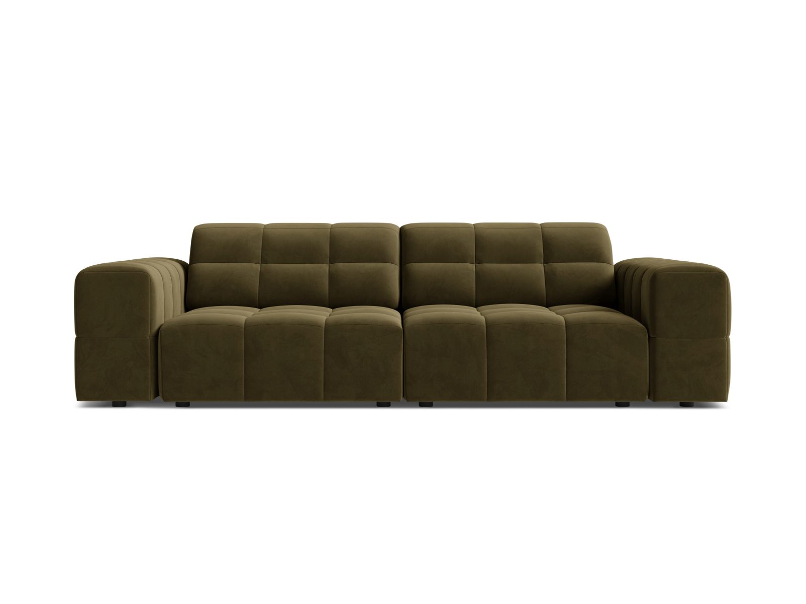 Velvet Sofa, "Jennifer", 3 Seats, 212x102x78