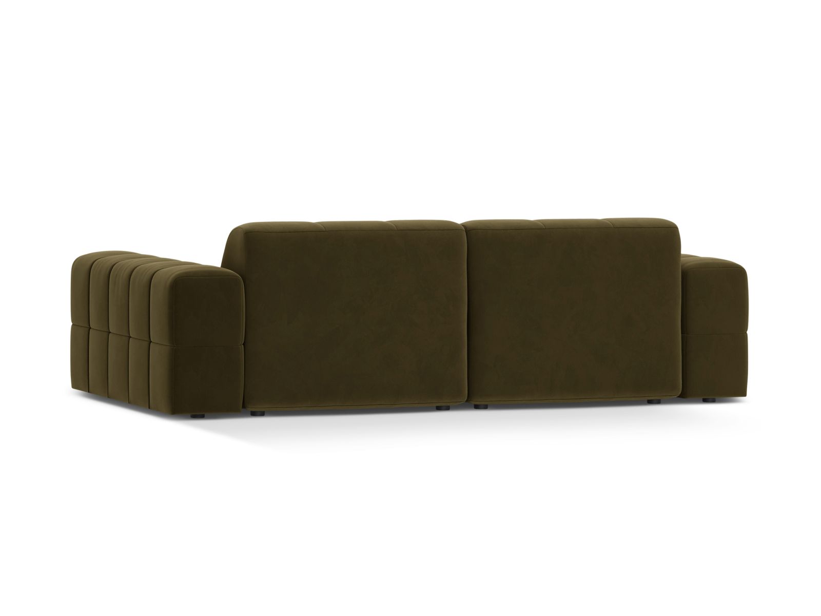 Velvet Sofa, "Jennifer", 3 Seats, 212x102x78