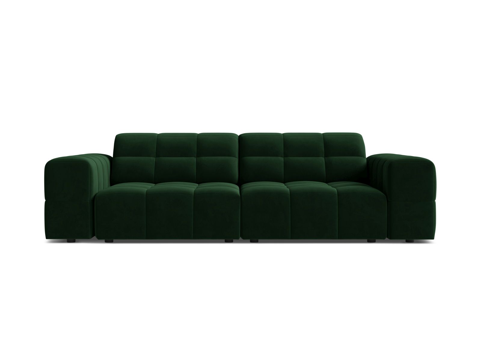 Velvet Sofa, "Jennifer", 3 Seats, 212x102x78