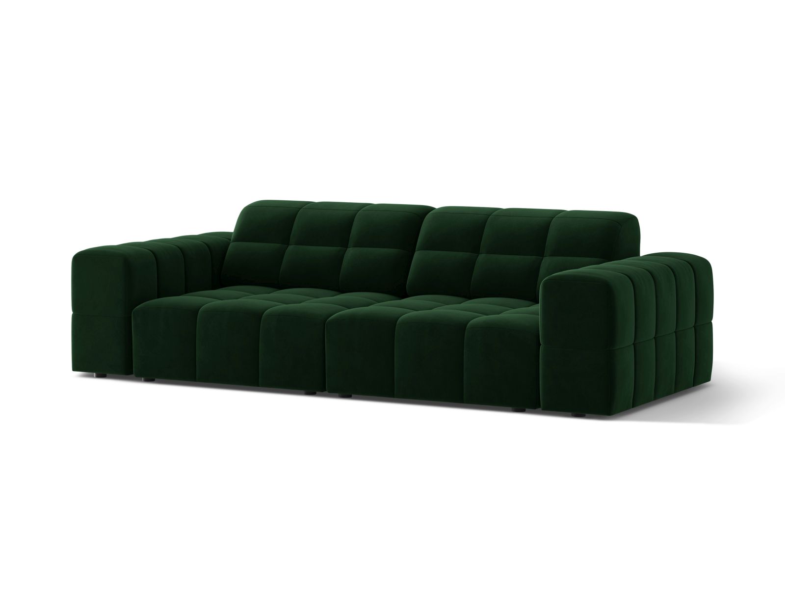 Velvet Sofa, "Jennifer", 3 Seats, 212x102x78
