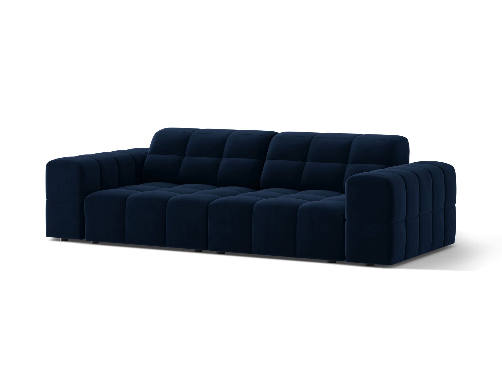 Velvet Sofa, "Jennifer", 3 Seats, 212x102x78