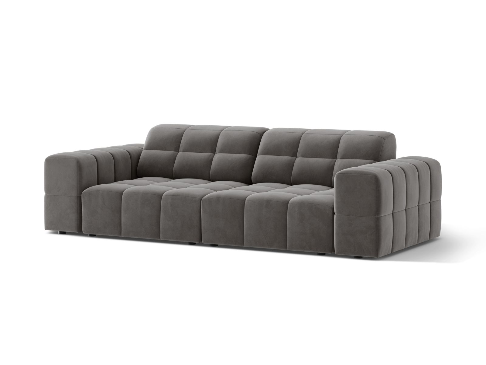 Velvet Sofa, "Jennifer", 3 Seats, 212x102x78