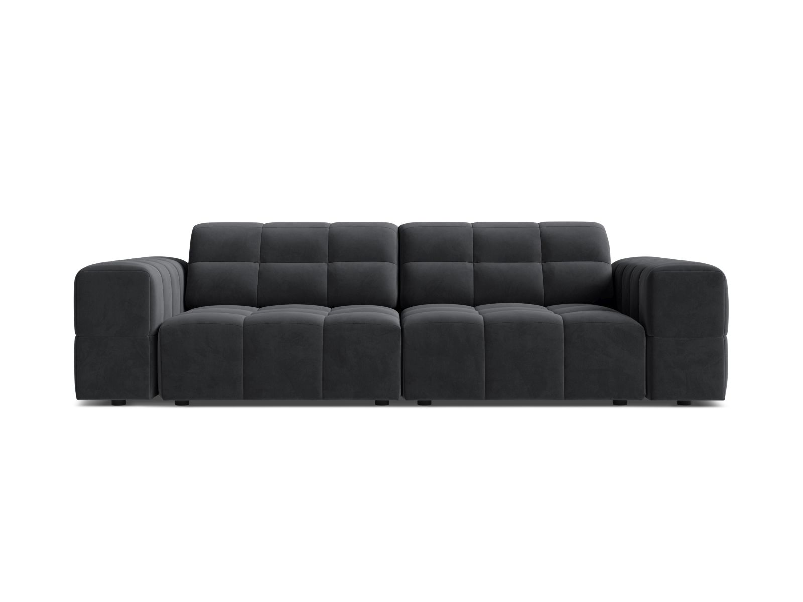 Velvet Sofa, "Jennifer", 3 Seats, 212x102x78