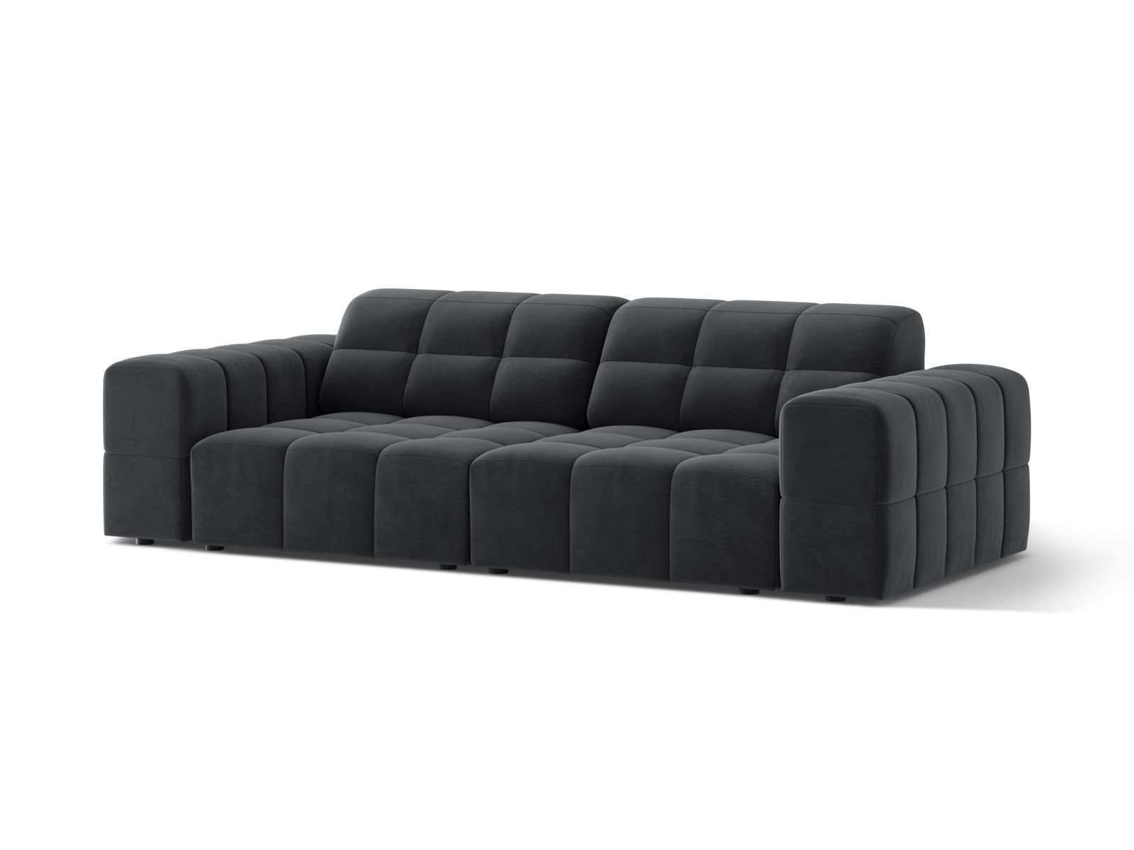 Velvet Sofa, "Jennifer", 3 Seats, 212x102x78