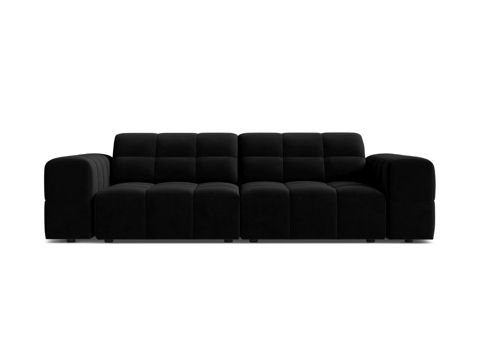Velvet Sofa, "Jennifer", 3 Seats, 212x102x78