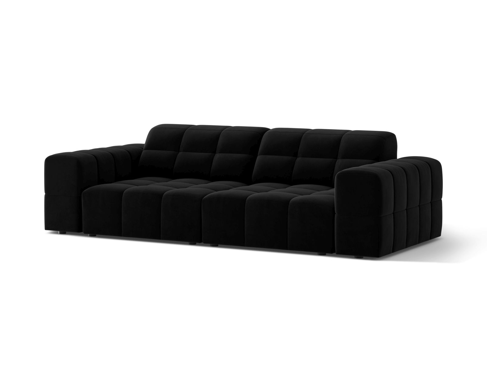 Velvet Sofa, "Jennifer", 3 Seats, 212x102x78