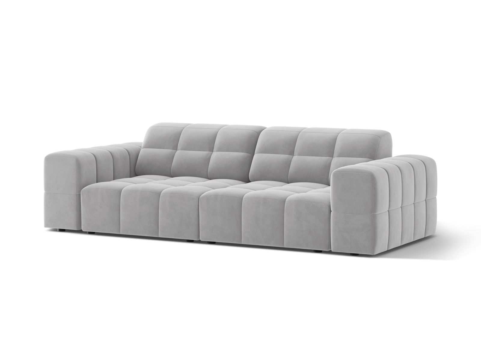Velvet Sofa, "Jennifer", 3 Seats, 212x102x78