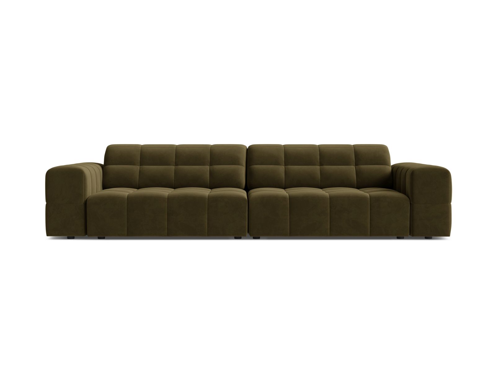Velvet Sofa, "Jennifer", 4 Seats, 252x102x78
