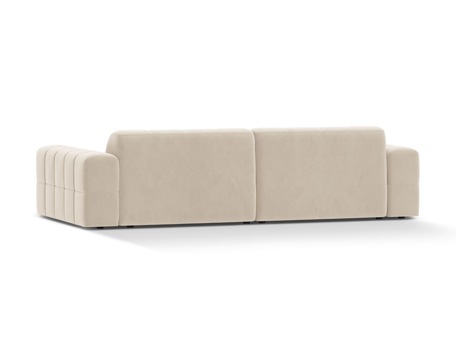 Velvet Sofa, "Jennifer", 4 Seats, 252x102x78