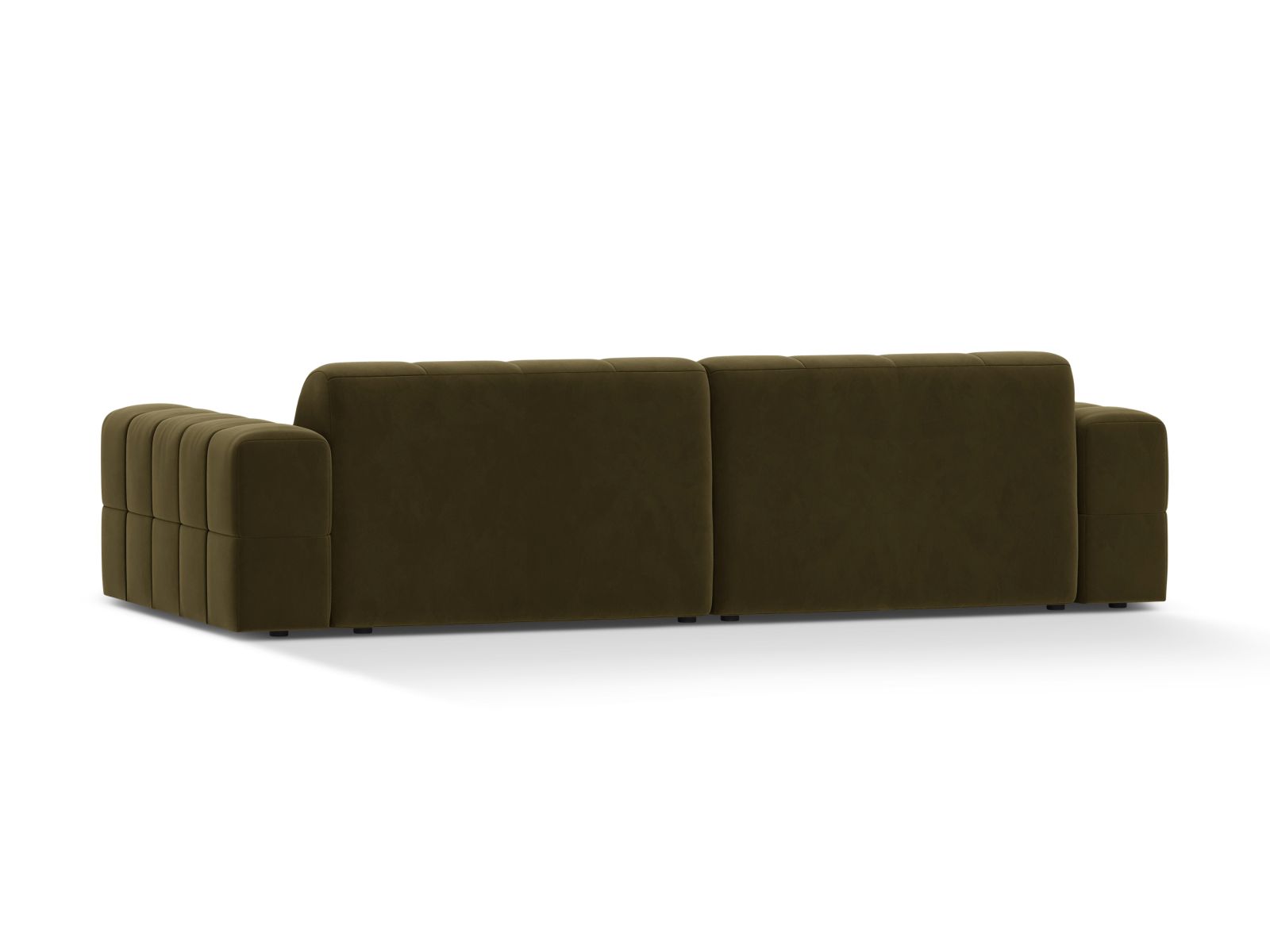 Velvet Sofa, "Jennifer", 4 Seats, 252x102x78