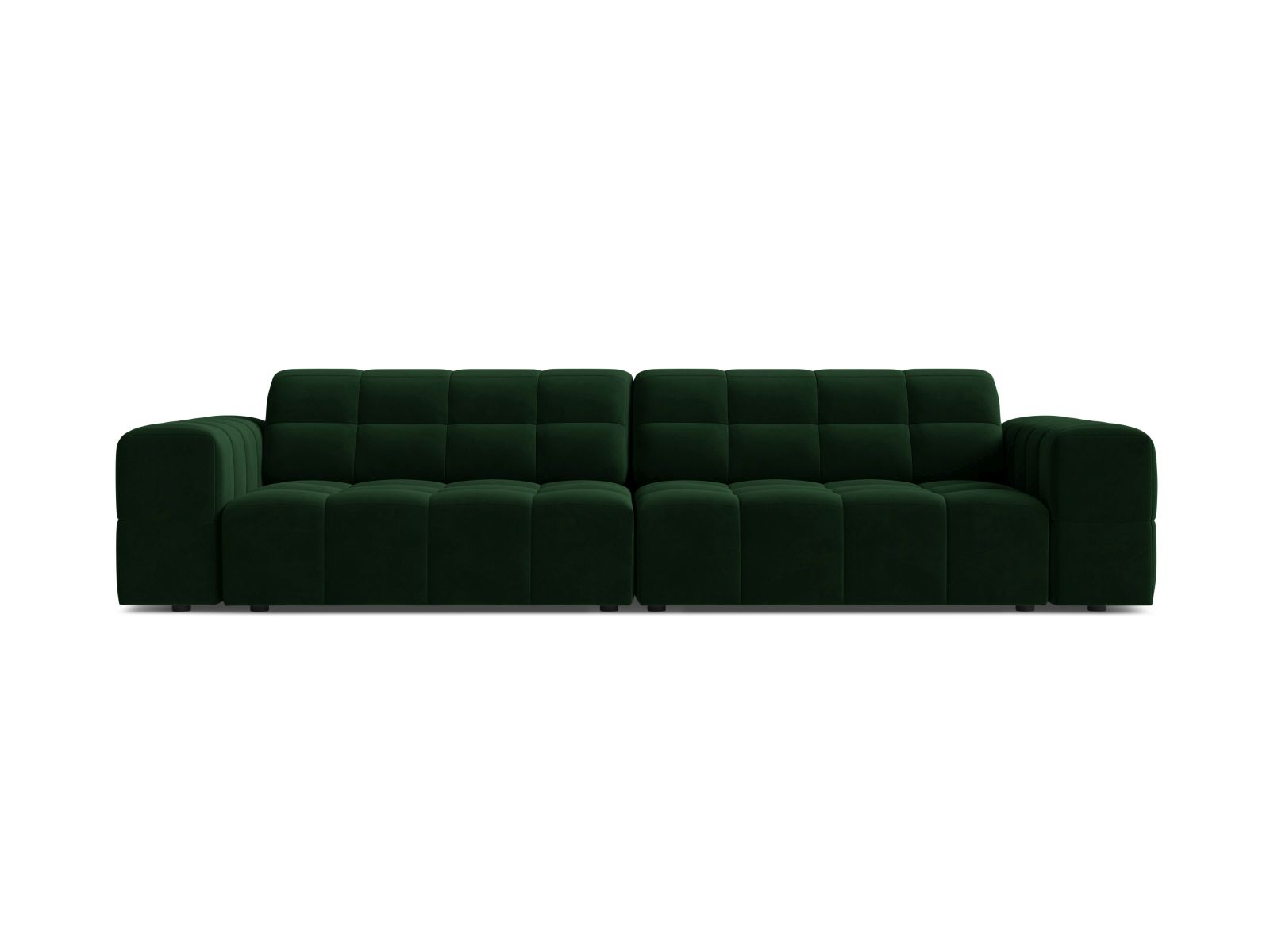 Velvet Sofa, "Jennifer", 4 Seats, 252x102x78