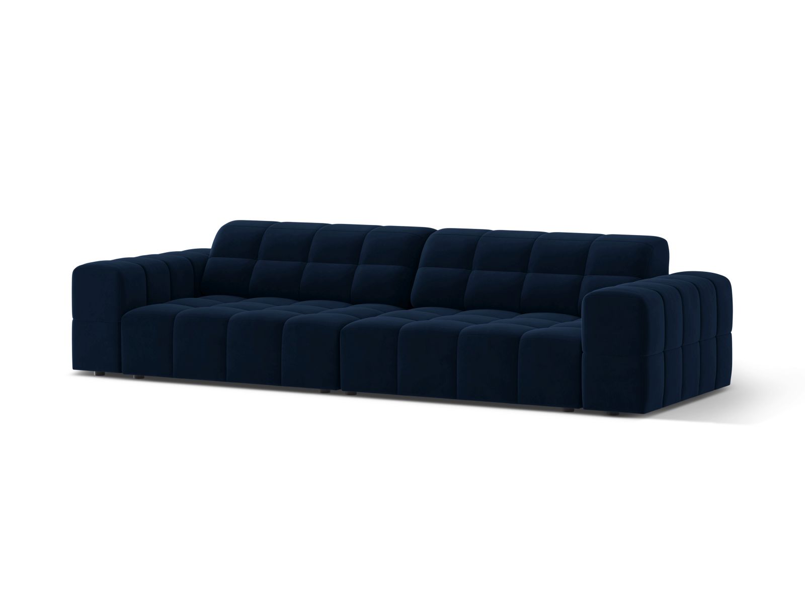 Velvet Sofa, "Jennifer", 4 Seats, 252x102x78