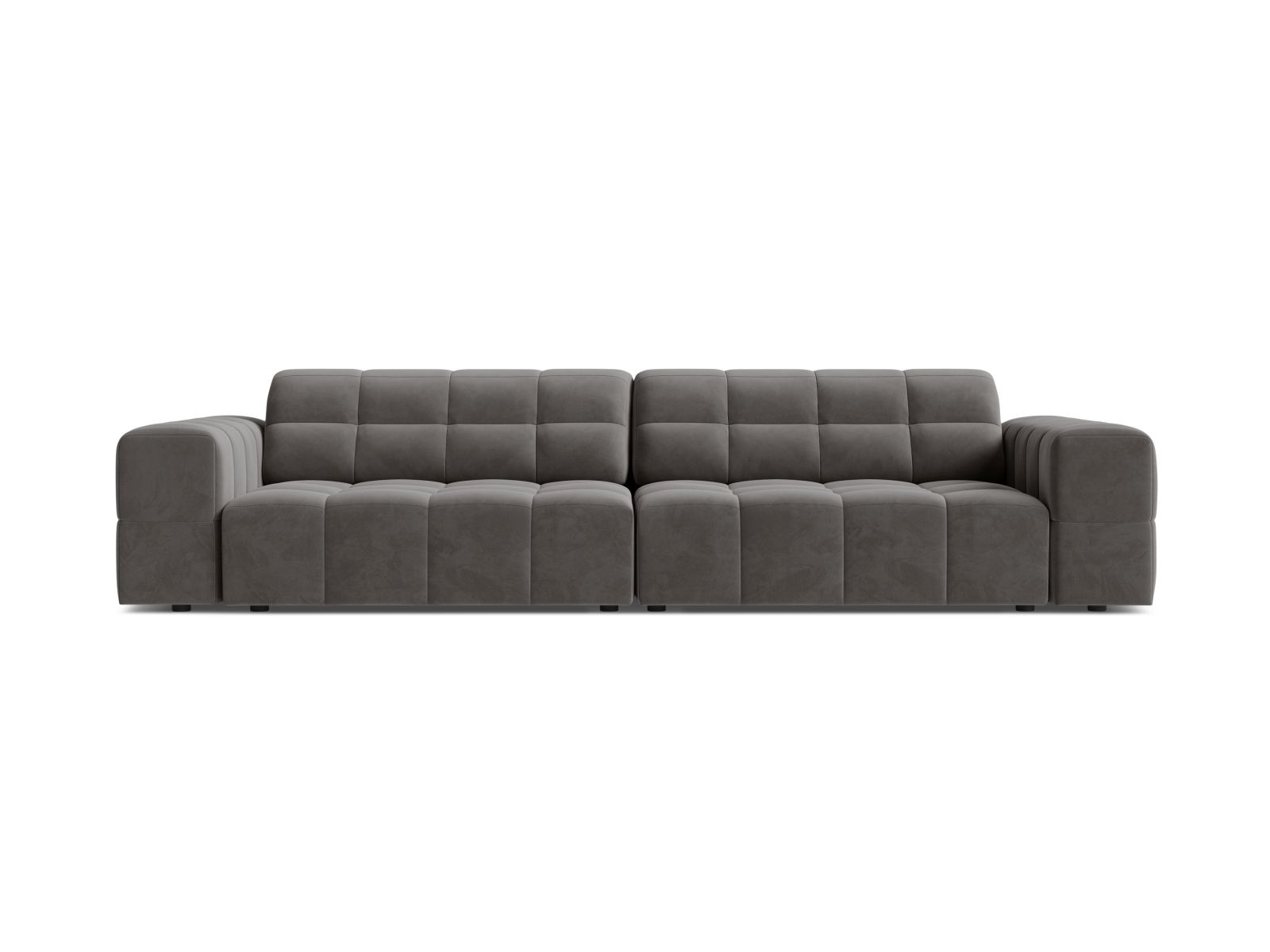 Velvet Sofa, "Jennifer", 4 Seats, 252x102x78