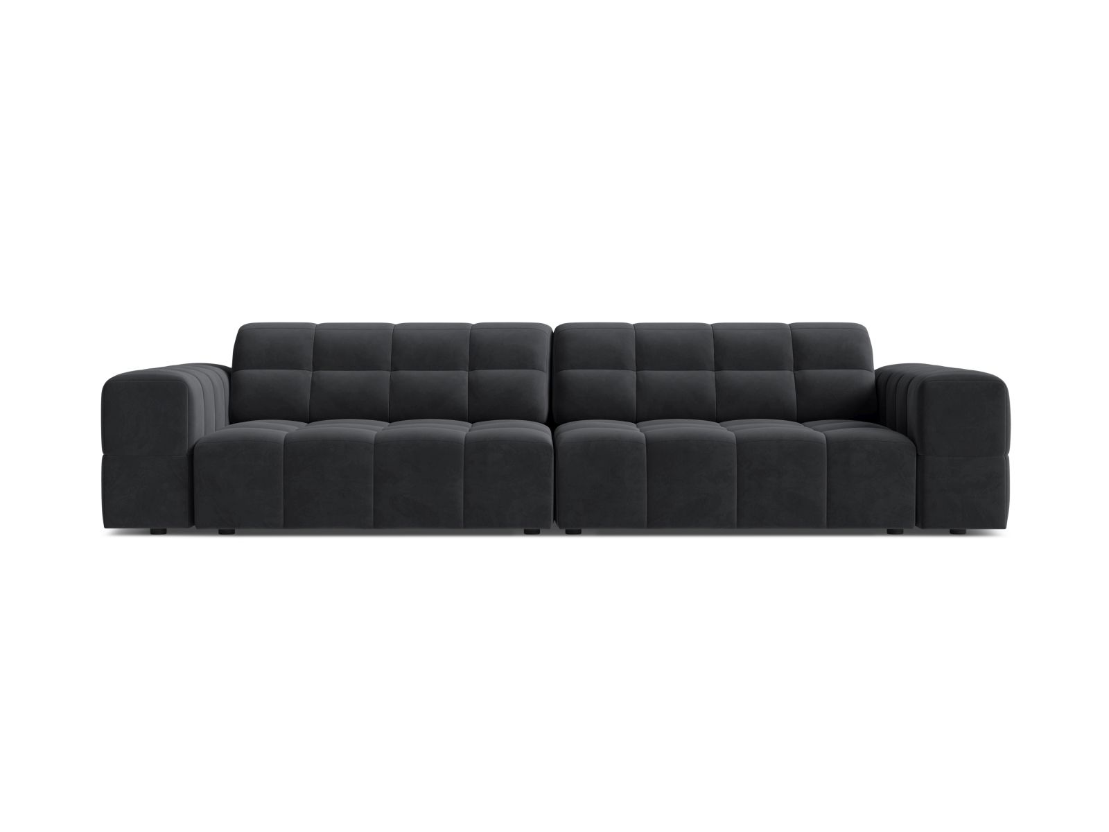 Velvet Sofa, "Jennifer", 4 Seats, 252x102x78