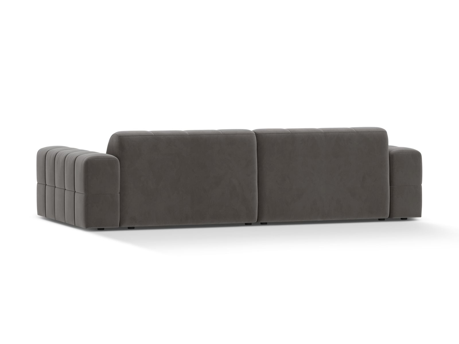 Velvet Sofa, "Jennifer", 4 Seats, 252x102x78