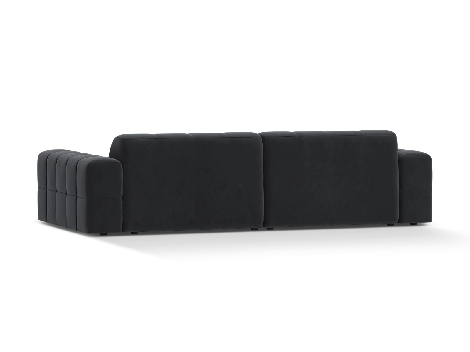 Velvet Sofa, "Jennifer", 4 Seats, 252x102x78