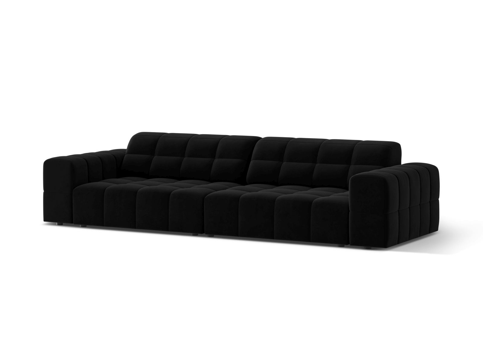 Velvet Sofa, "Jennifer", 4 Seats, 252x102x78