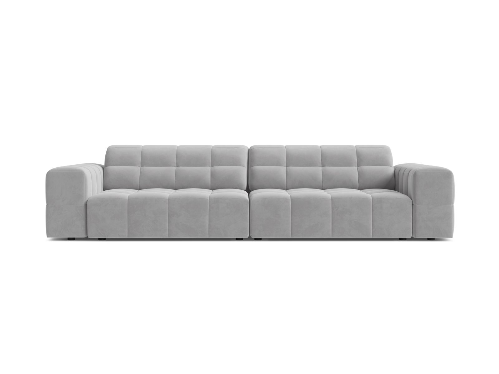 Velvet Sofa, "Jennifer", 4 Seats, 252x102x78