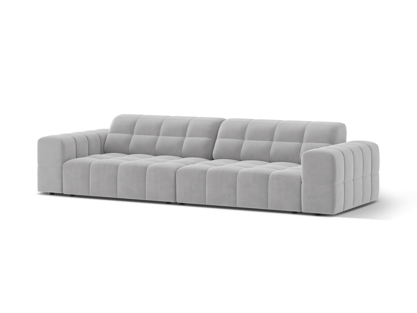 Velvet Sofa, "Jennifer", 4 Seats, 252x102x78