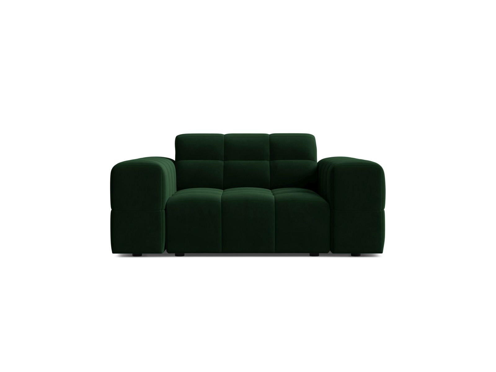 Velvet Armchair, "Jennifer", 1 Seat, 132x102x78