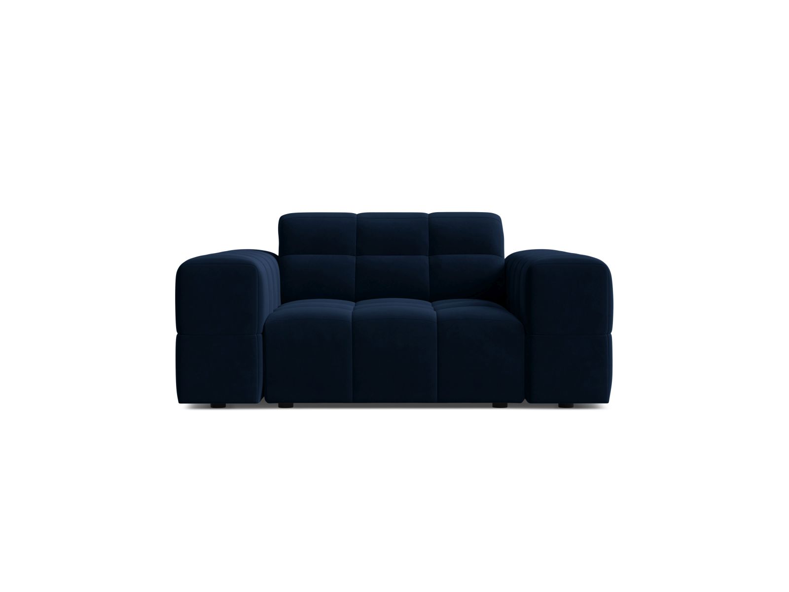 Velvet Armchair, "Jennifer", 1 Seat, 132x102x78